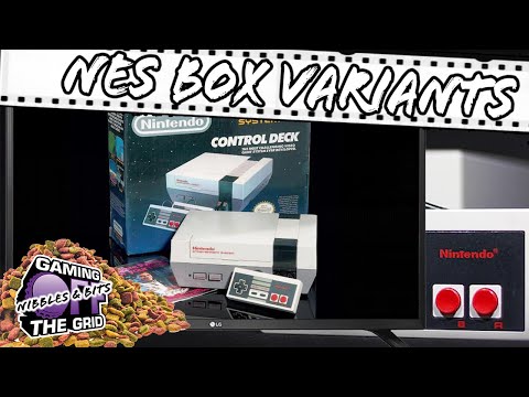 NES Console Box Variants | Gaming Off The Grid Nibbles & Bits
