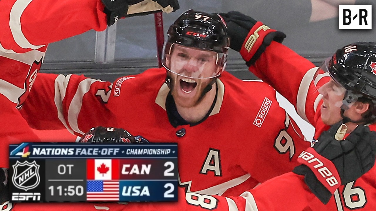 Connor McDavid Wins It for Canada vs. USA in Overtime Thriller | 4 Nations Face-Off Championship