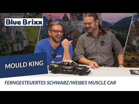 ferngesteuertes schwarz/weißes Muscle Car