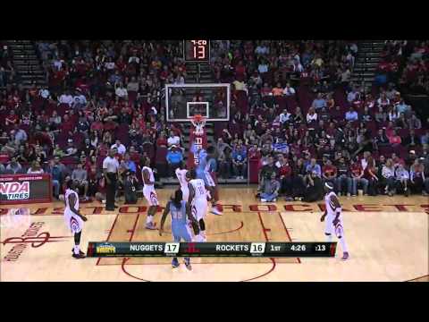 J.J. Hickson Highlights Nuggets vs. Rockets 12.13.2014 - 14 Points, 10 Rebounds