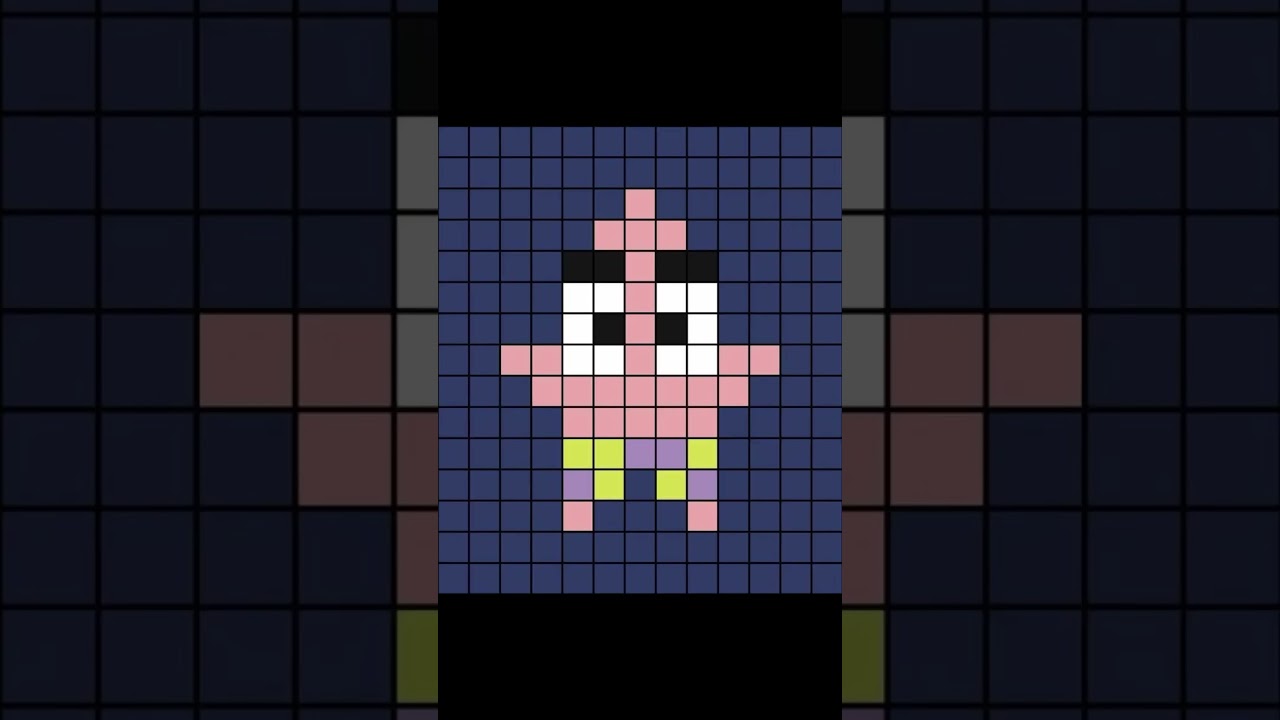 5 easy pixel art ideas!!! ✨✨ #art #pixelartideas #pixel #pixelart #viral #easy