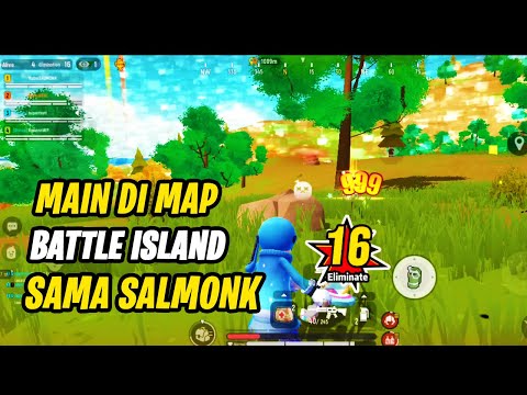 MAIN DI MAP BATTLE ISLAND SAMA SALMONK - SAUSAGE MAN INDONESIA