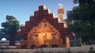 Minecraft: How to Build a Winter Cabin