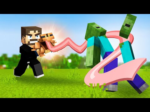 Picking Up MOBS For ABILITIES in Minecraft
