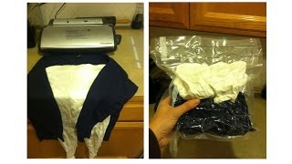 How to Vacuum Seal Clothing