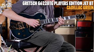 Video thumbnail for No Talking...Just Tones | Gretsch G6228TG Players Edition Jet BT | Cadillac Green by Peach Guitars