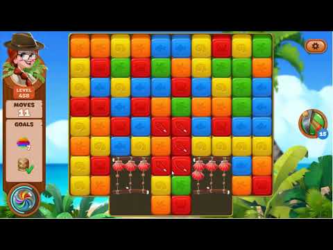 Lost Island Blast Adventure Level 458 - No Boosters