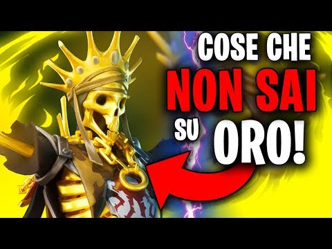 16 COSE CHE NON SAI SU ORO 😱 - Fortnite