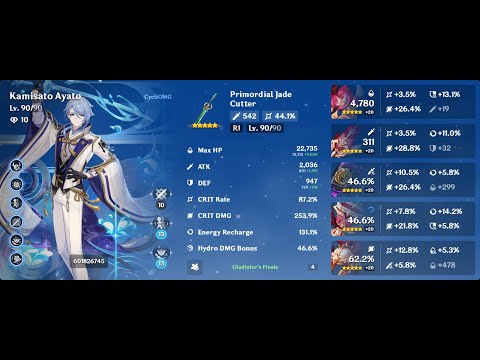 2.8 Spiral Abyss 12-3-2 | Ayato C6 15 sec | Ruin Serpent