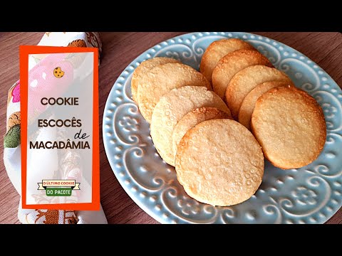 MACADÂMIA | receita de cookie escocês simples de fazer!