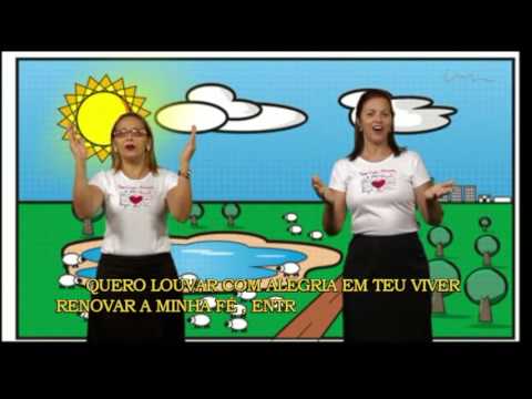 Quero Ouvir Meu Querer louvor cia icm  gestos com legendas das letras