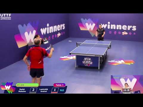 WINners CUP table 1 08.02 Badai Maksim - Lushchik Andrei 11:00