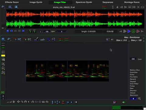 MetaSynth - Image Filter Vocoding: More Examples