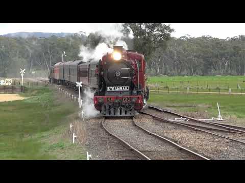 4K Double Headed Steam Engines - Victorian Goldfields Railway