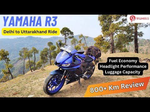 Yamaha R3 800 Km Touring Review in Mountains | Fuel Economy, Headlight, Comfort Tested