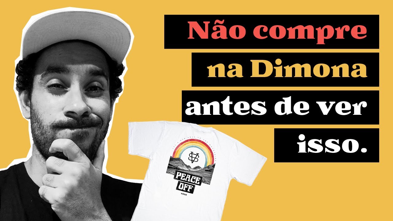 Veja esse vídeo antes de fazer camiseta na DIMONA