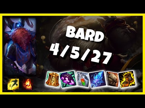 EU Challenger Bard SUPPORT (4/5/27) vs YUUMI Gameplay Replay - Patch 10.20