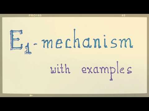 E1 mechanism with examples