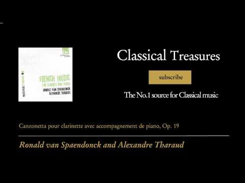 Gabriel Pierné - Canzonetta pour clarinette avec accompagnement de piano, Op. 19