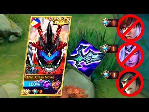 SABER THE "UNDERRATED" ASSASSIN GOD MODE AGAINST META HEROES🔥⚠️