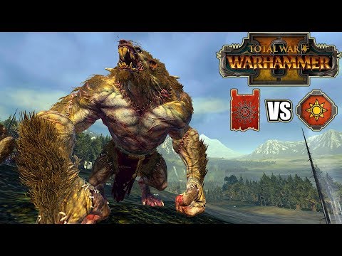 Total War: Warhammer II Battlecast #5 - (1v1) Skaven vs Lizardmen - Rat Ogre Blanket Party