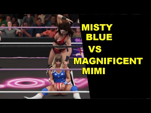 GLOW 1985 Misty Blue vs Magnificent Mimi - Extreme Rules