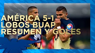 RESUMEN: Todos los goles Club América 5-1 Lobos BUAP | J5 CL18 | Liga MX