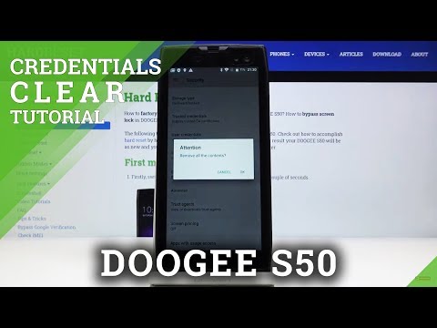 How to Clear Credentials in DOOGEE S50 – Remove All Licenses