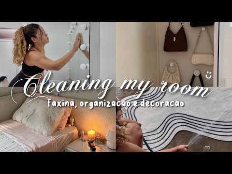 Cleaning my room - cleaning, organization and decoration🌷