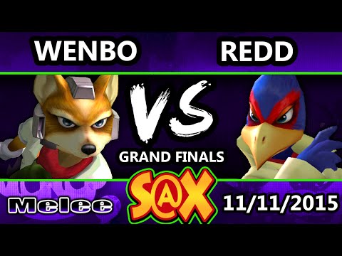 S@X 123 - VGBC | Redd (Falco) Vs. Wenbobular (Fox) SSBM Grand Finals - Smash Melee