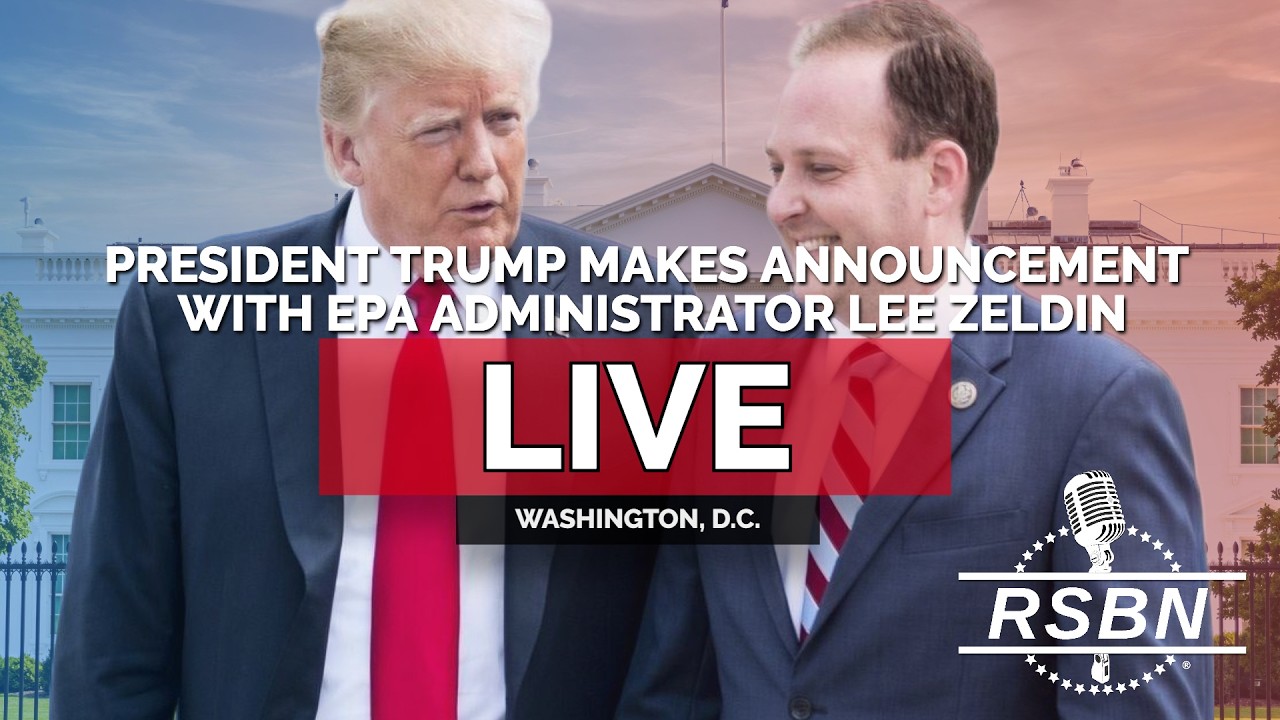 LIVE: President Trump Makes a Major Announcement with the Administrator of the EPA - 05/21/26