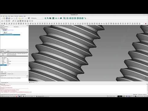 Freecad-Tutorial - Innengewinde schneiden, druckbar...