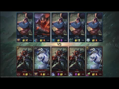 League Of Legends - One For All - Zed VS Yasuo
