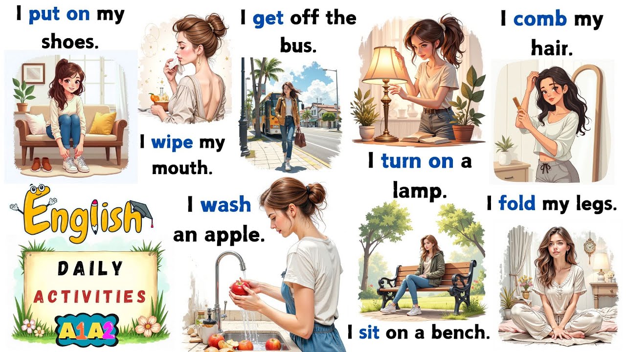 A Day In English Beginner Friendly Daily Sentences For Language