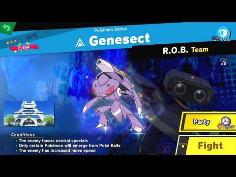 Genesect Spirit Battle in One Hit - SSBU