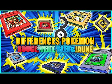 ALL the Differences Between the Red, Green, Blue and Yellow Versions