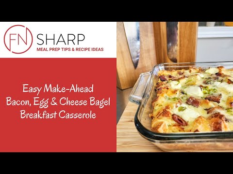 Easy Make-Ahead Breakfast Casserole | F.N. Sharp Brunch Recipe Ideas
