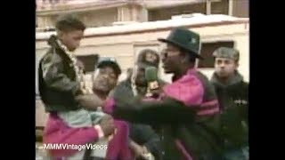 Rakim on Set with His Son from "Microphone Fiend"