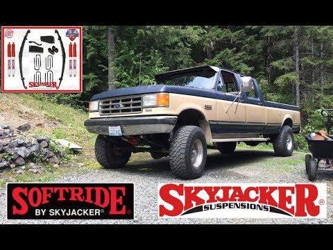 HOW TO VIDEO: F350 SKYJACKER 4 INCH LIFT KIT INSTALLATION.