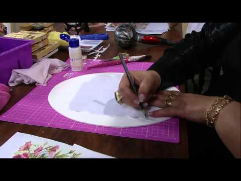 Mulher.com 04/04/2013 Valeria Amaral - Peça decorativa provencial Parte 1