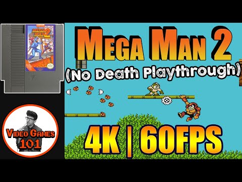 Mega Man 2 | No Death Playthrough | 4K 60FPS | Video Games 101