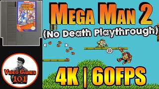 Mega Man 2 | No Death Playthrough | 4K 60FPS | Video Games 101