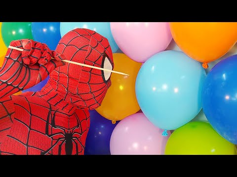 Spider Man Popping Balloons #3