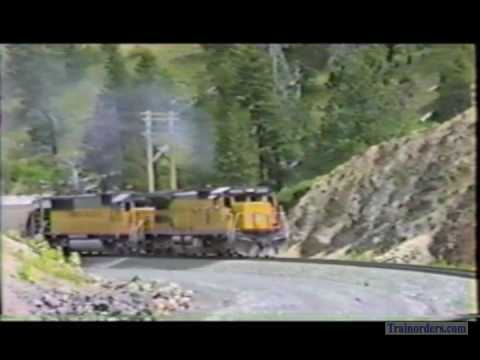 Classic Railroad Series 547 - UP EB near Meacham, OR July 3, 1992
