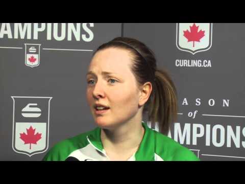 Draw 7 Media Scrum - 2016 Scotties Tournament of Hearts