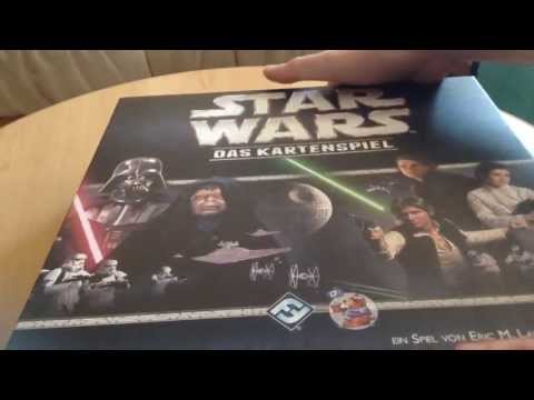 Unboxing Star Wars das Kartenspiel LCG Deutsch