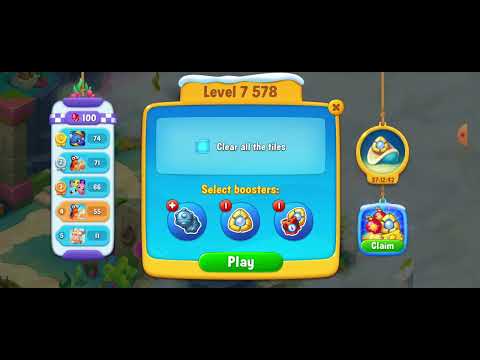 7575 7576 7577 7578 7579 Unlocking New Level #fishdom #playrix #Pretty Aqua Fishdom  ♒️🐟🐠