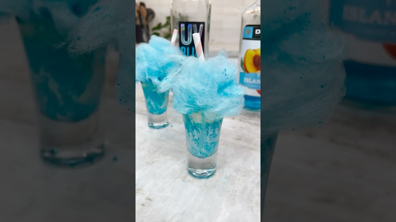 Cotton Candy Shots #2  #cocktail #candy