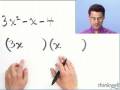Factoring Trinomials Completely, Part 1 of 2, from Thinkwell College Algebra