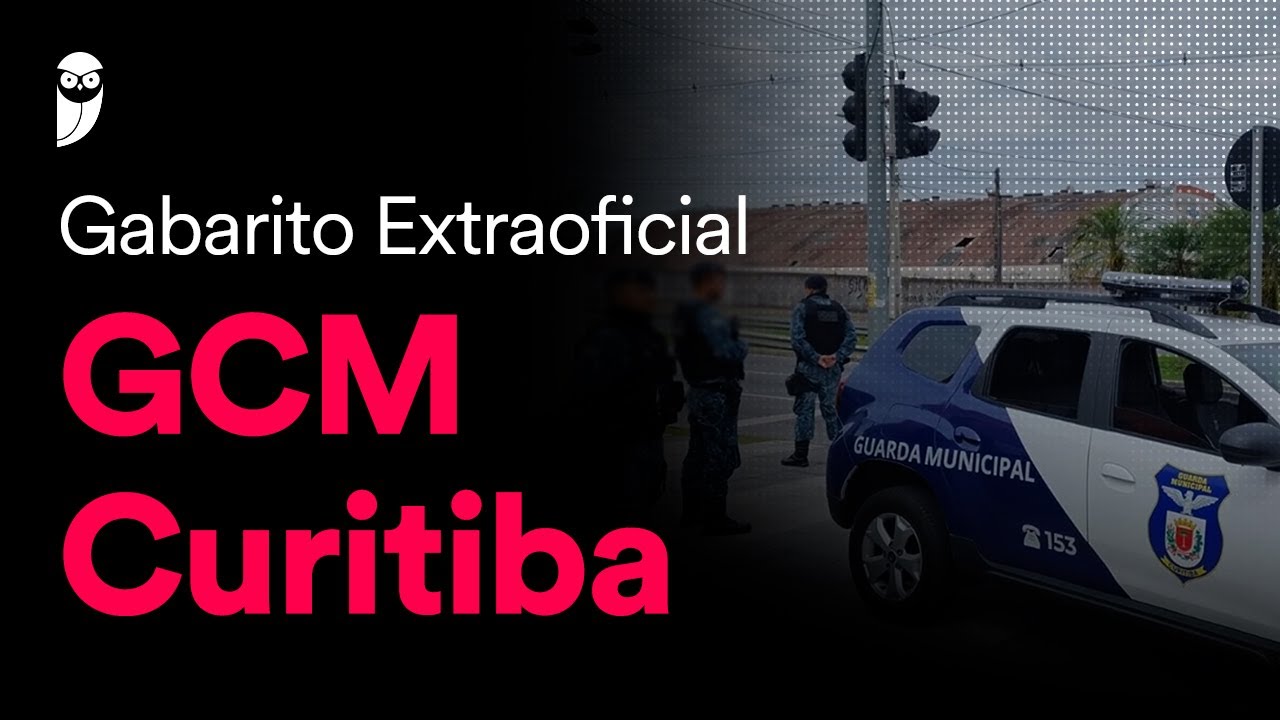 Gabarito Extraoficial GCM Curitiba